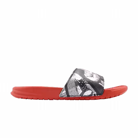 Nike Benassi JDI Print 'Team Orange'
