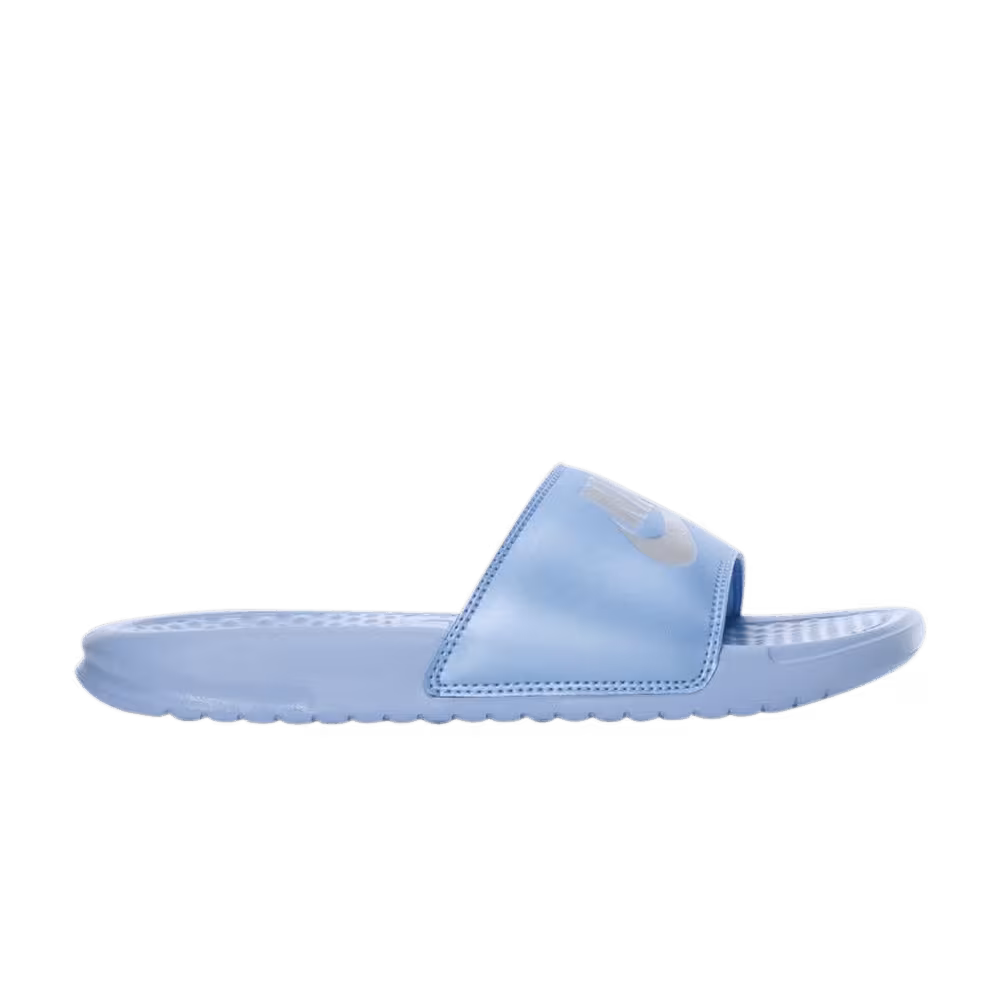 Nike Women's Benassi JDI Slide Aluminum