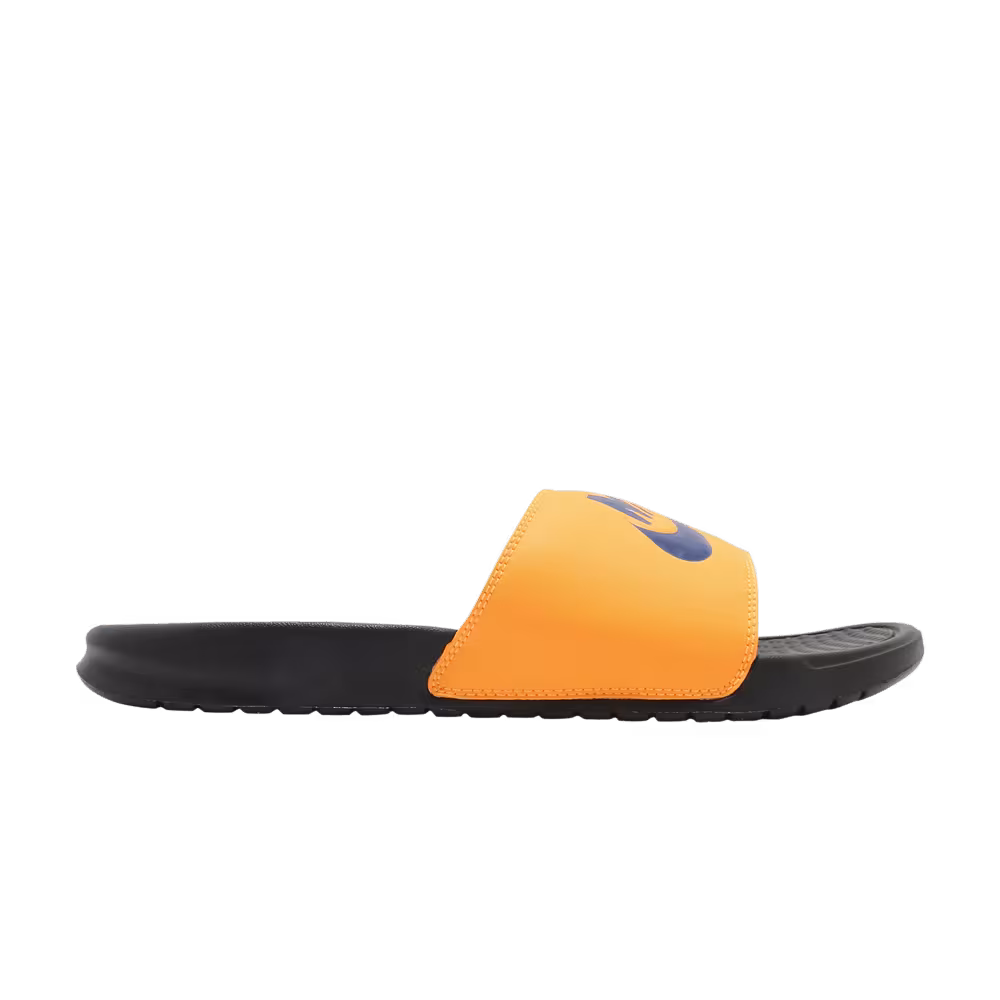 Nike Benassi JDI Slides Laser Orange Royal