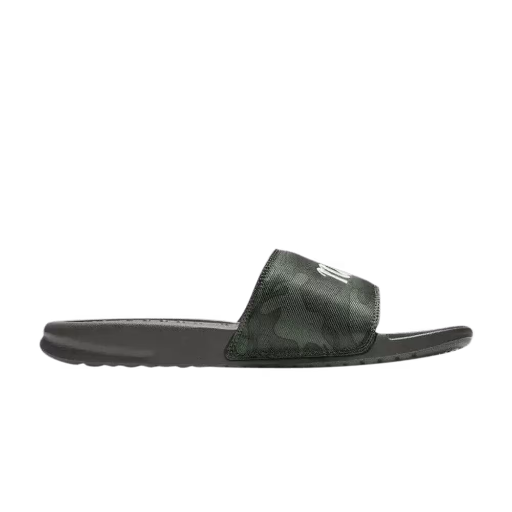 Nike Women's Benassi JDI TXT SE Camo - Medium Olive