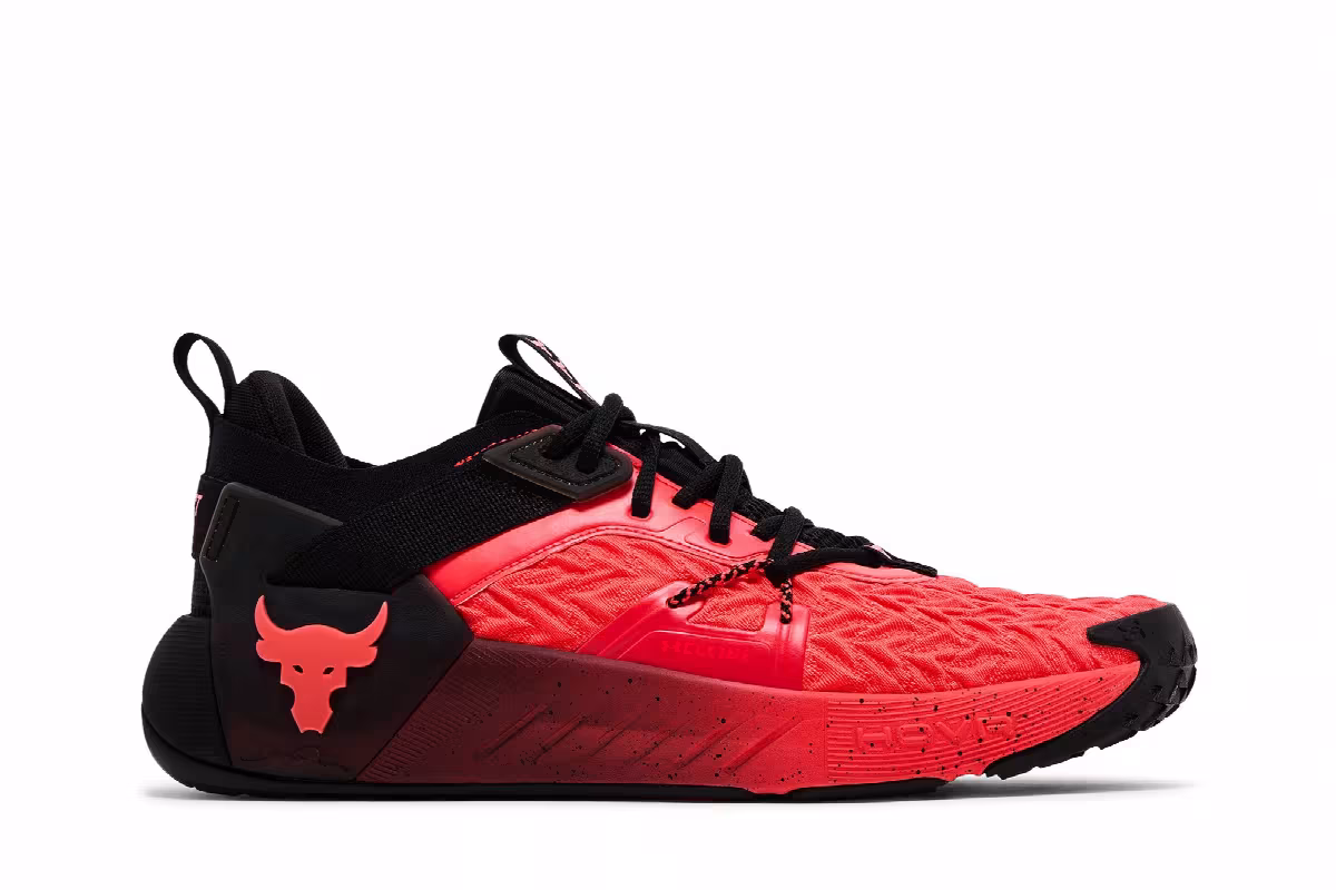 Under Armour Project Rock 6 Phoenix Fire Black, view 2