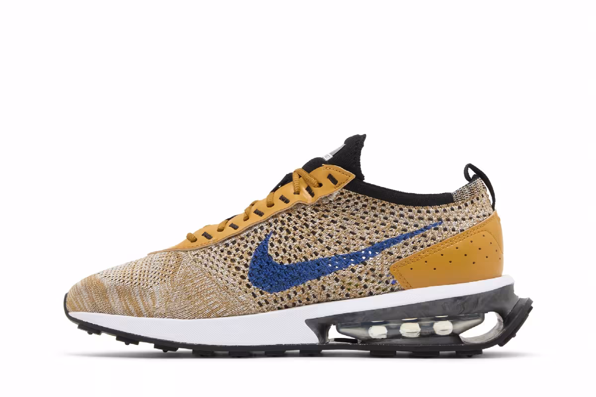 Nike Air Max Flyknit Racer Elemental Gold, view 4