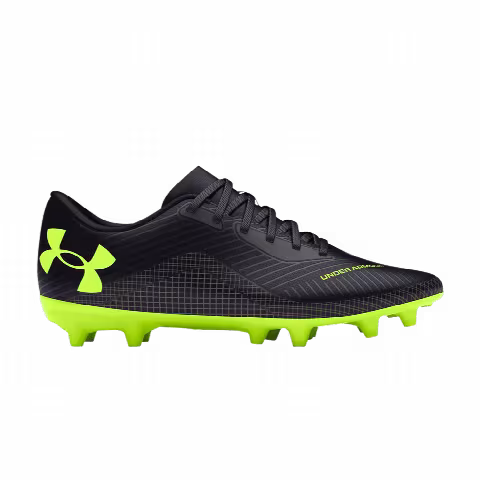 Under Armour Shadow Select 2 FG Jr 'Black High Vis Yellow'