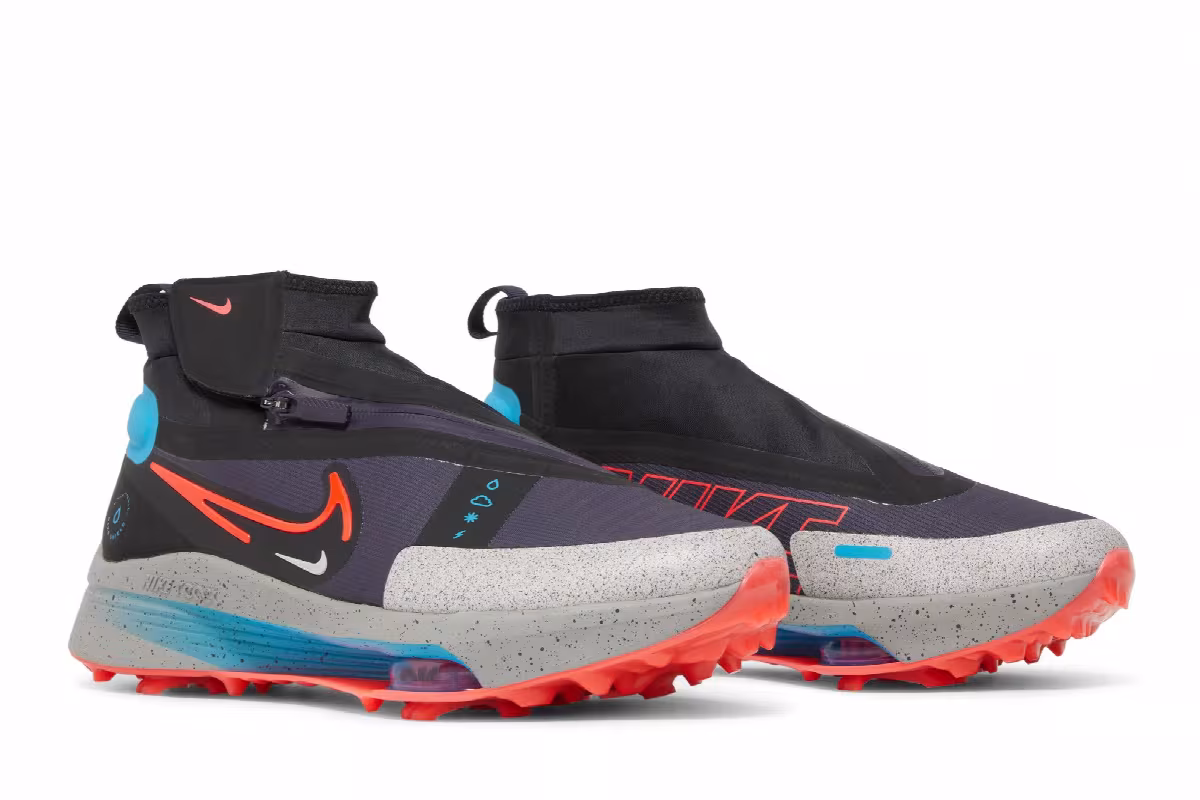 Nike Air Zoom Infinity Tour 2 Shield Wide Black Cobblestone Crimson, view 9