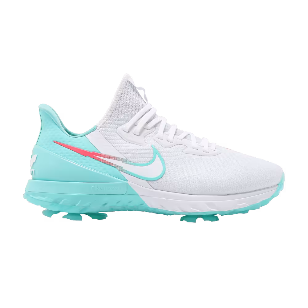 Nike Air Zoom Infinity Tour Golf Wide White Aurora Green