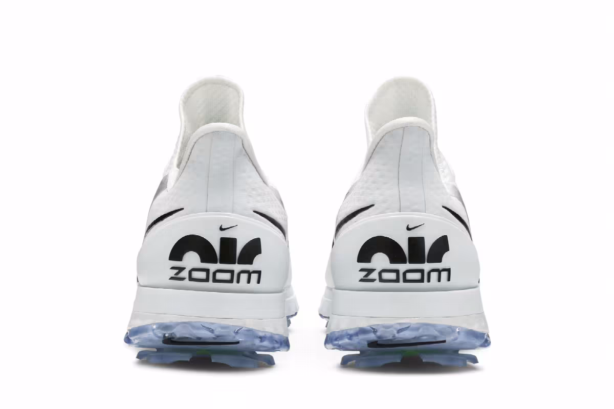 Nike Air Zoom Infinity Tour Golf Wide White Metallic Platinum, view 7