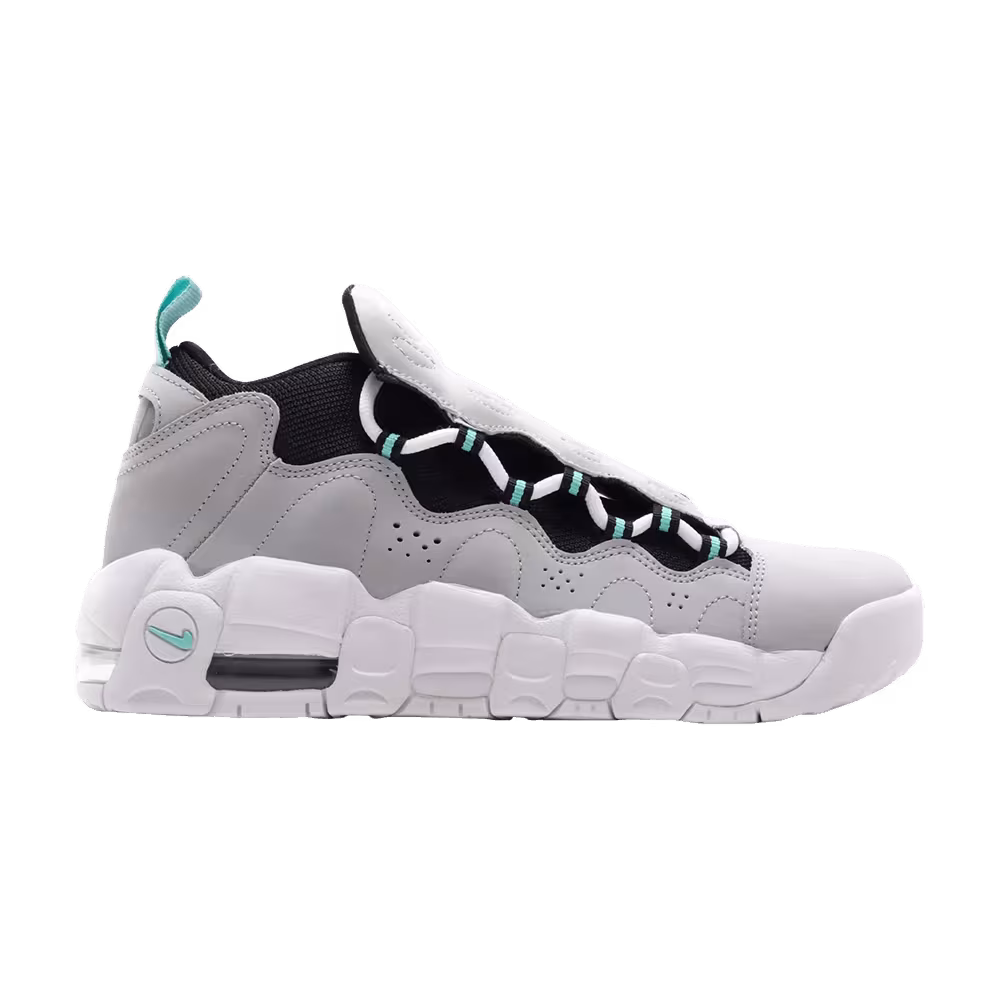 Nike Air More Money GS Wolf Grey Island Green
