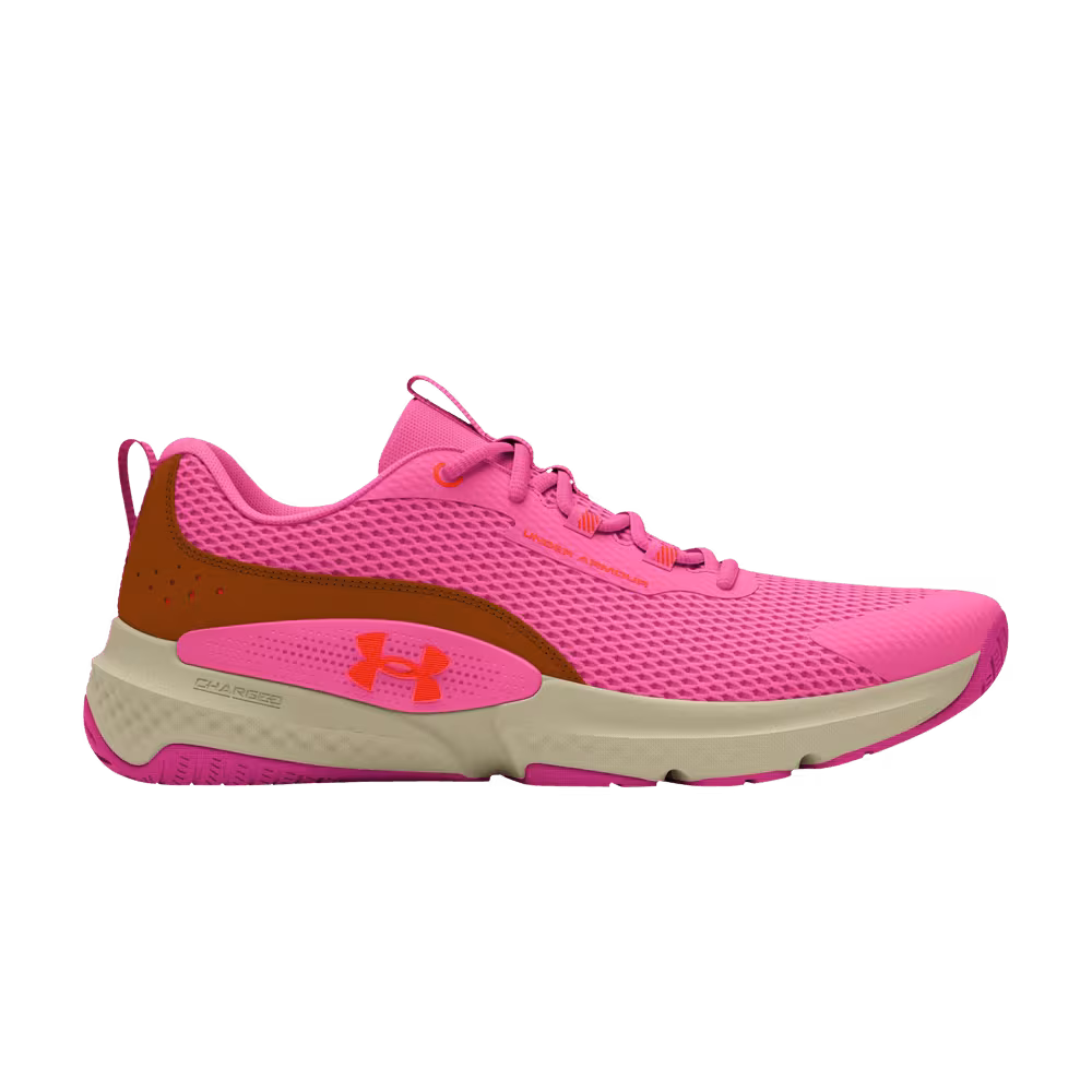 Under Armour Women's Charged Dynamic Select Fluo Pink Copper Penny