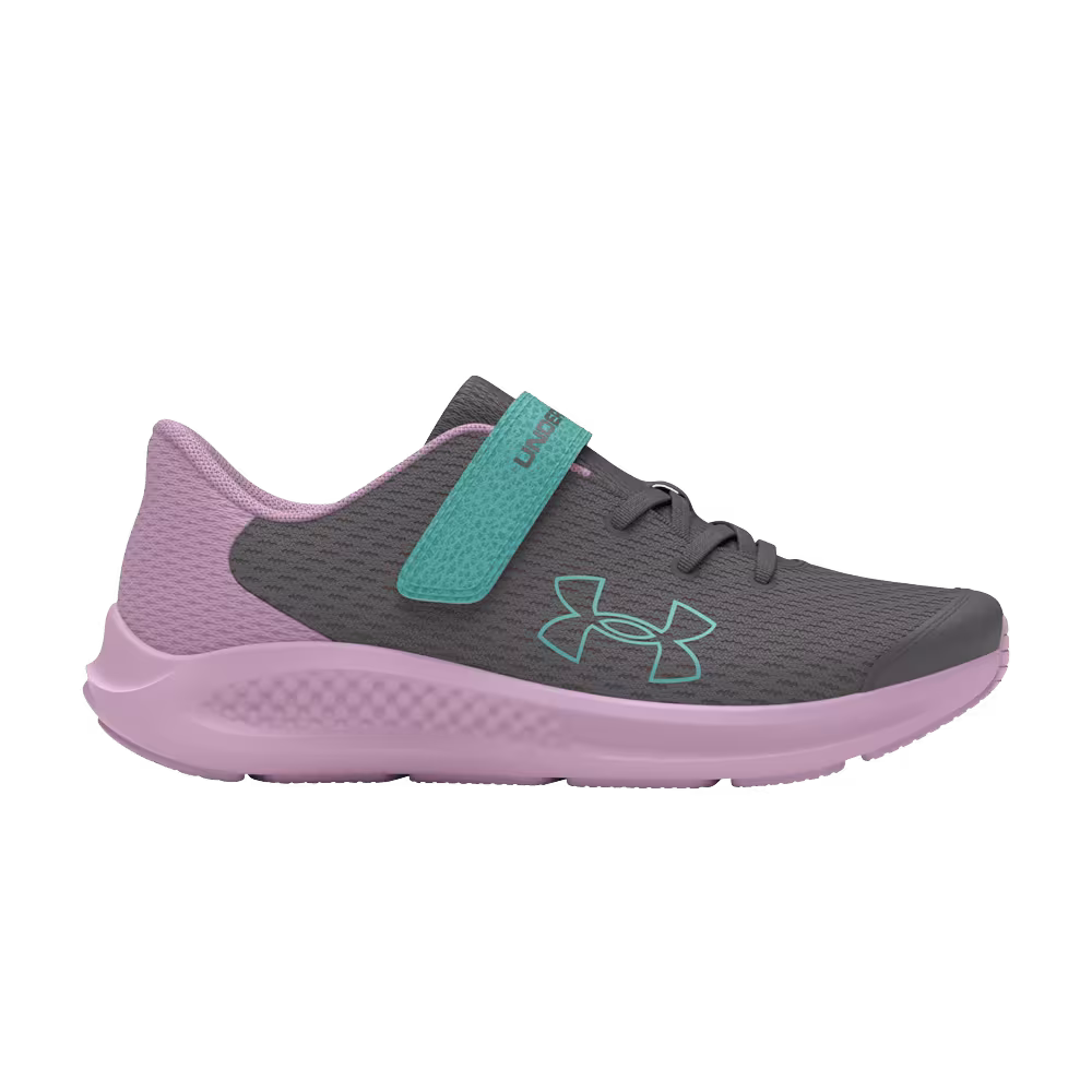 Under Armour Pursuit 3 AC PS Big Logo - Castlerock Purple Ace