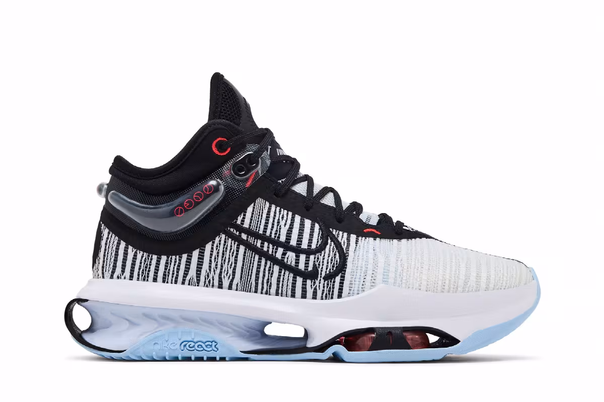 Nike Air Zoom GT Jump 2 EP White Black, view 2