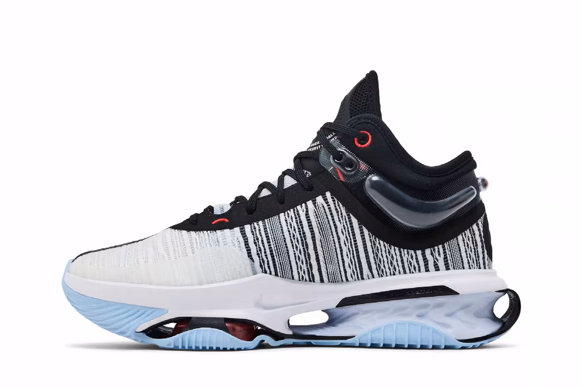 Nike Air Zoom GT Jump 2 EP White Black, view 4