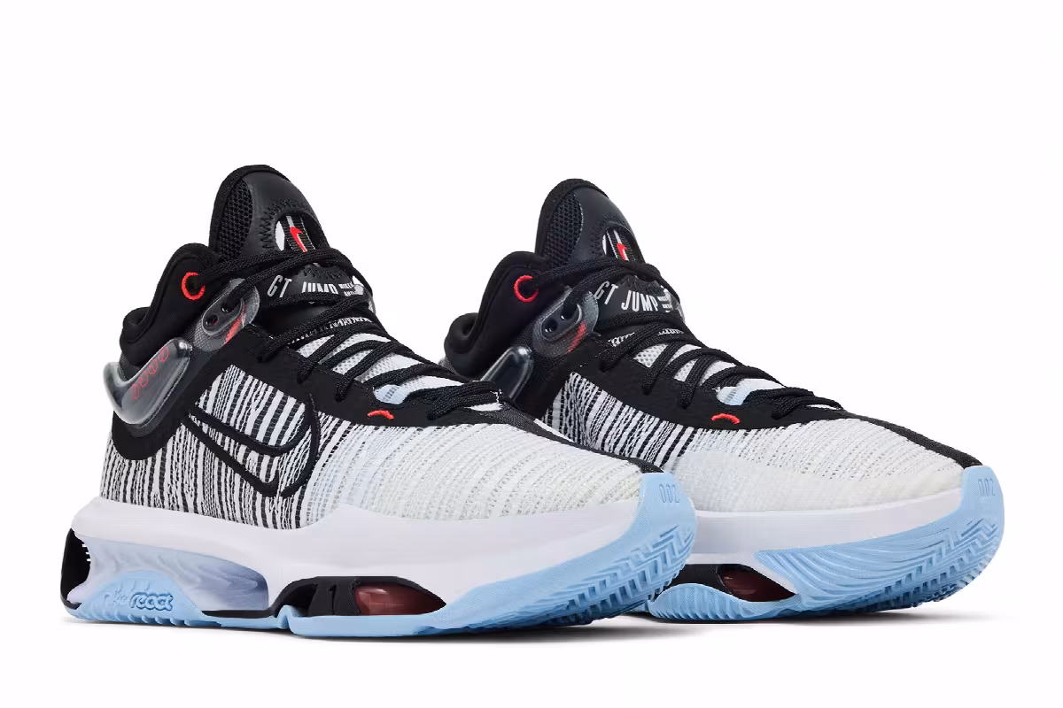 Nike Air Zoom GT Jump 2 EP White Black, view 9