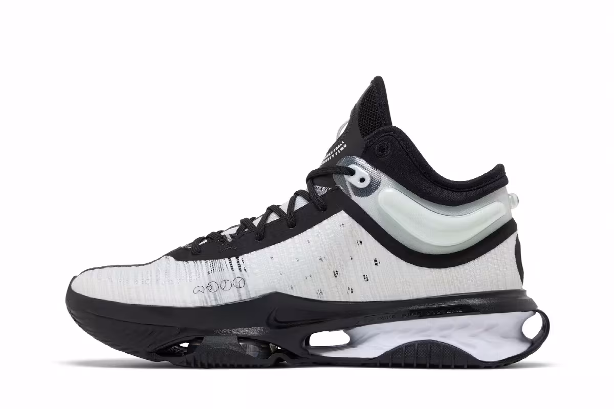 Nike Air Zoom GT Jump 2 TB Promo White Black, view 4