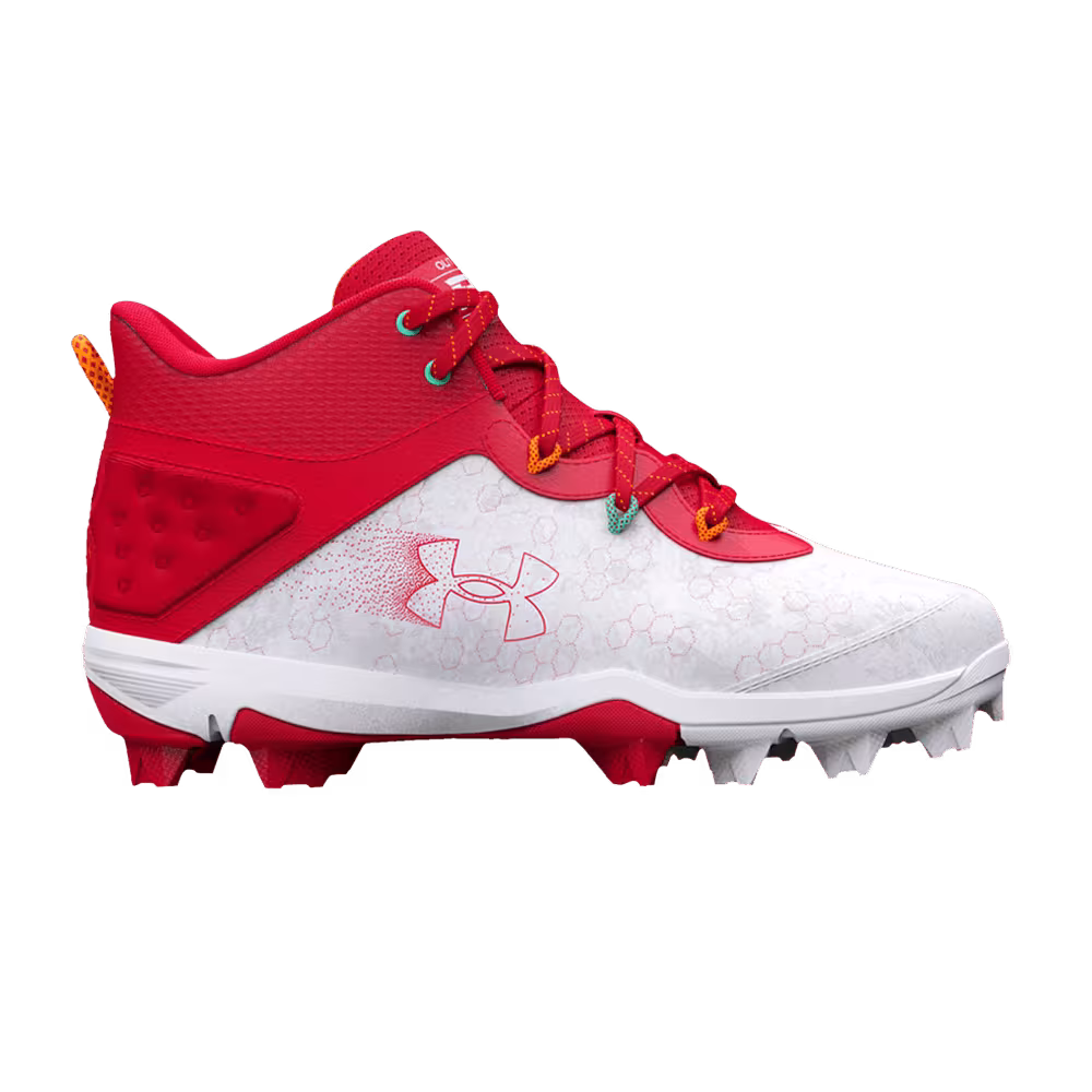 Under Armour Harper 8 Mid RM Jr Red White
