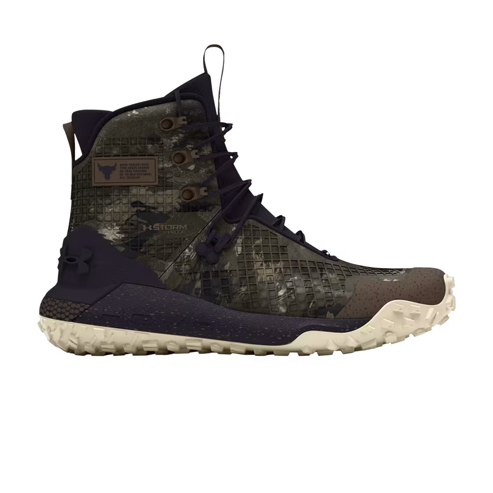 Project Rock x Under Armour HOVR Dawn Waterproof 2.0 Boot Turtle Camo