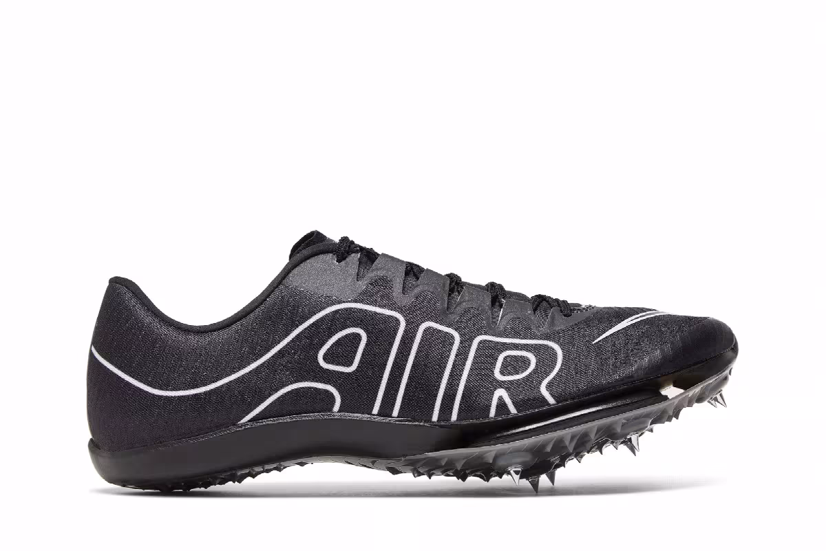 Nike Air Zoom Maxfly More Uptempo Black White, view 2