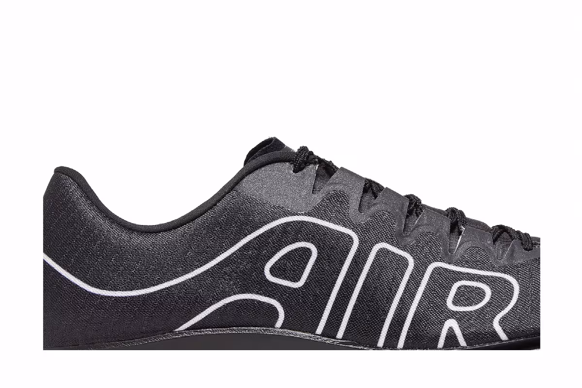 Nike Air Zoom Maxfly More Uptempo Black White, view 3