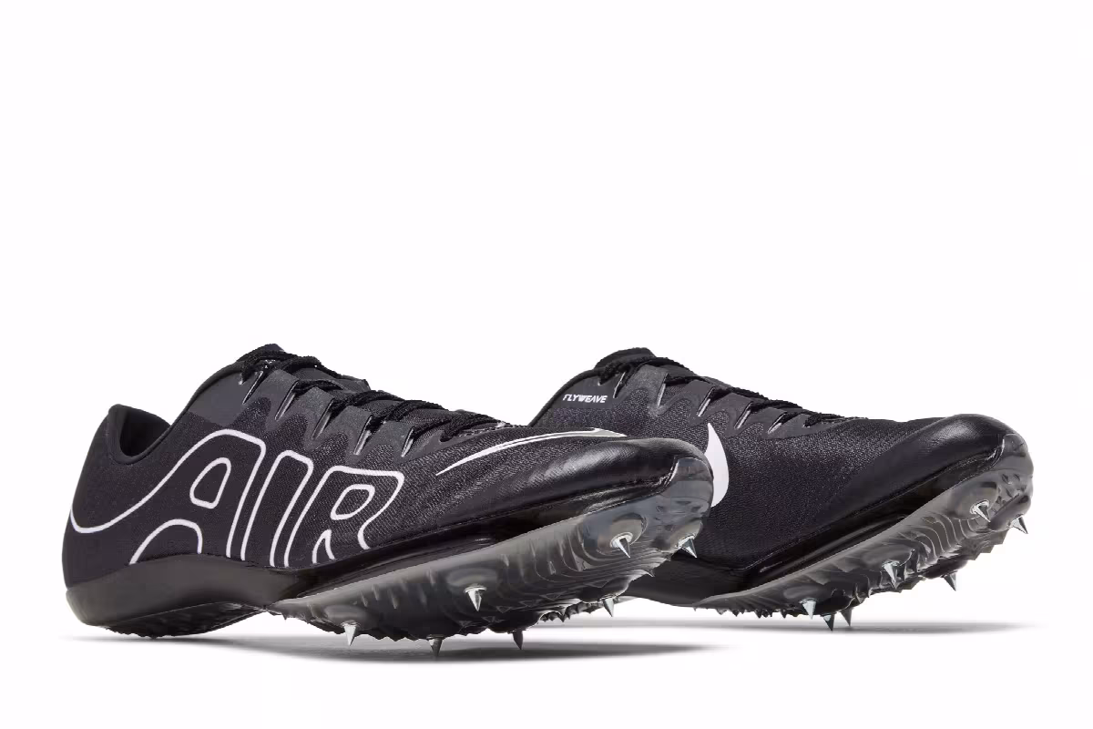 Nike Air Zoom Maxfly More Uptempo Black White, view 9