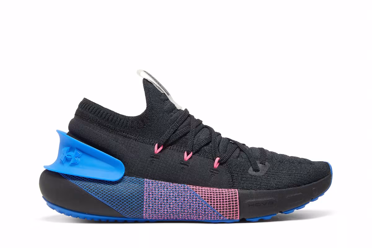 Under Armour HOVR Phantom 3 Black Blue Pink, view 2