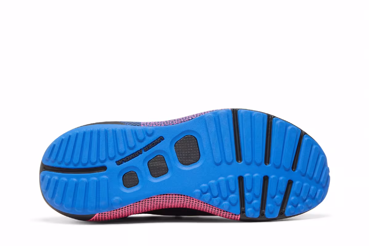 Under Armour HOVR Phantom 3 Black Blue Pink, view 5