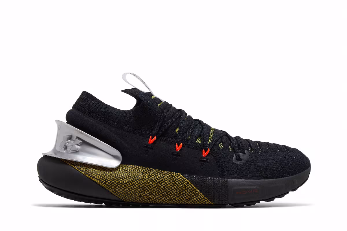 Under Armour HOVR Phantom 3 Black Green Red, view 2