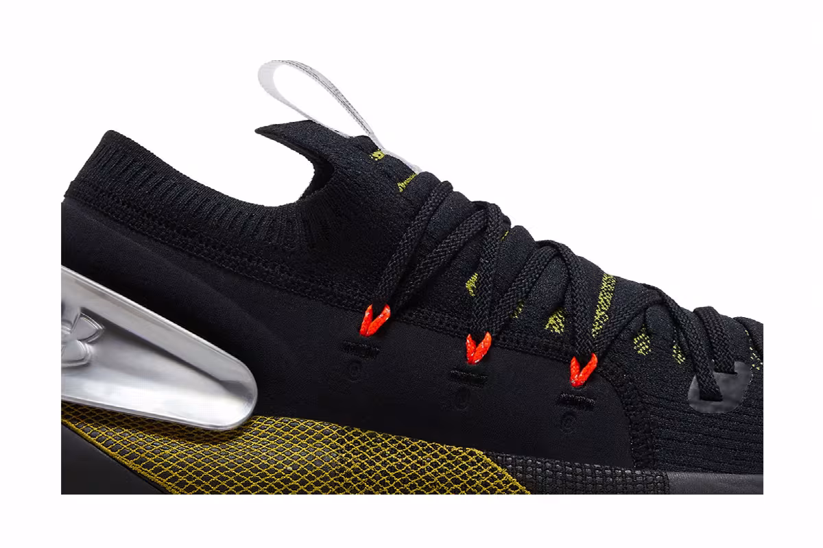Under Armour HOVR Phantom 3 Black Green Red, view 3