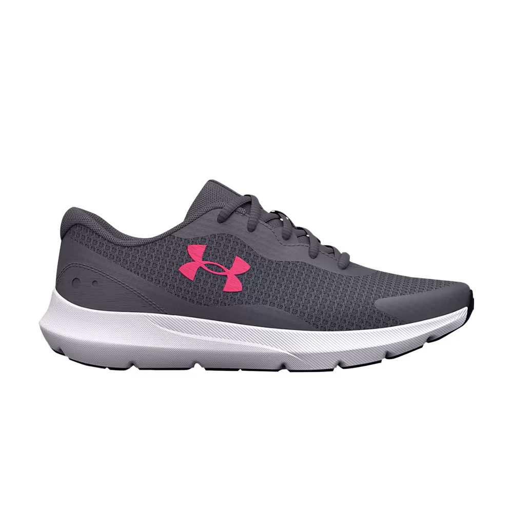 Under Armour Women's Surge 3 Pitch Grey White