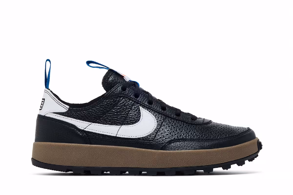 Tom Sachs x Women's NikeCraft General Purpose Shoe Black White Team Royal, view 2