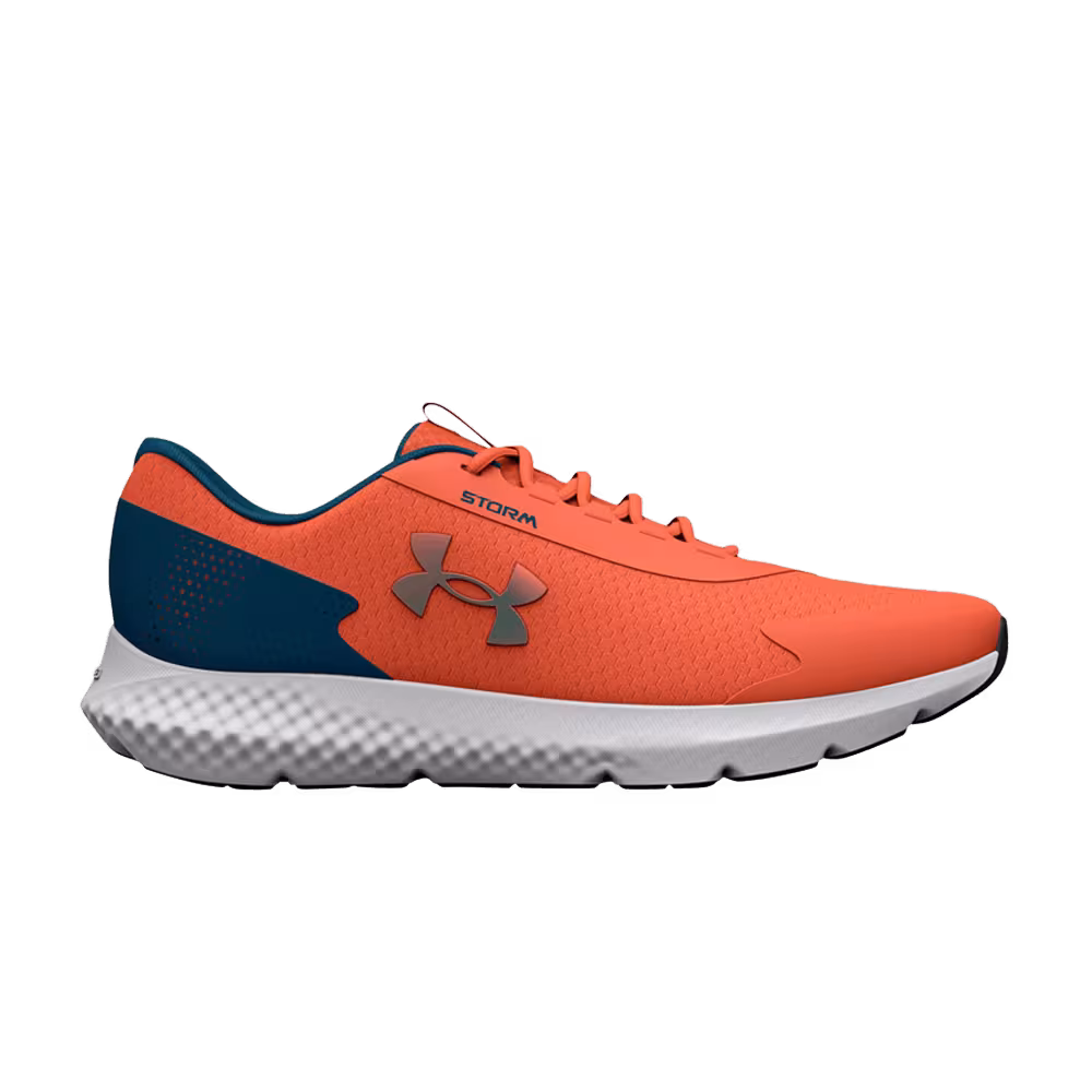 Under Armour Charged Rogue 3 Storm Panic Orange Petrol Blue