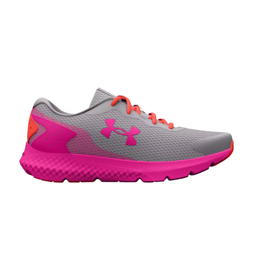 Under Armour Charged Rogue 3 GS Grey Pink After Burn