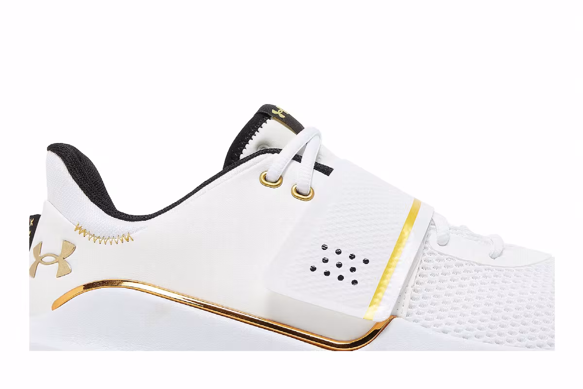 Under Armour Flow FUTR X White Metallic Gold, view 3