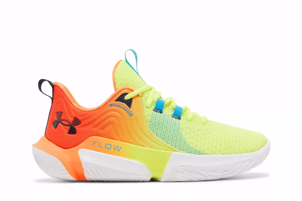 Under Armour Flow FUTR X 2 E24 Panic Orange Yellow Ray, view 2