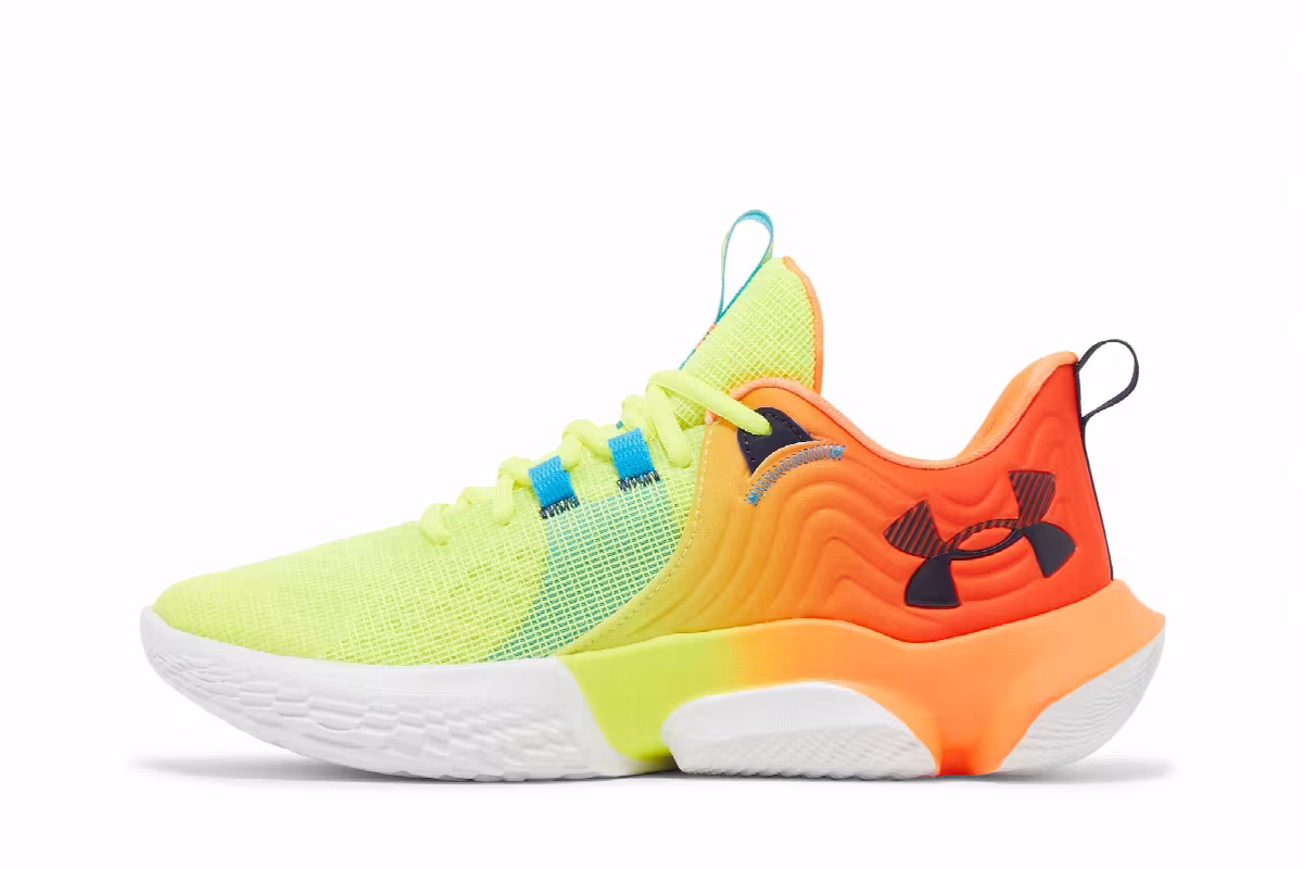 Under Armour Flow FUTR X 2 E24 Panic Orange Yellow Ray, view 4