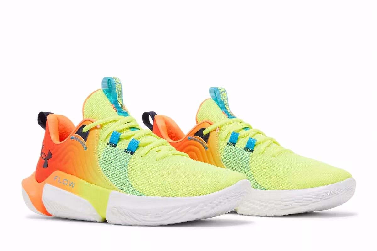 Under Armour Flow FUTR X 2 E24 Panic Orange Yellow Ray, view 9