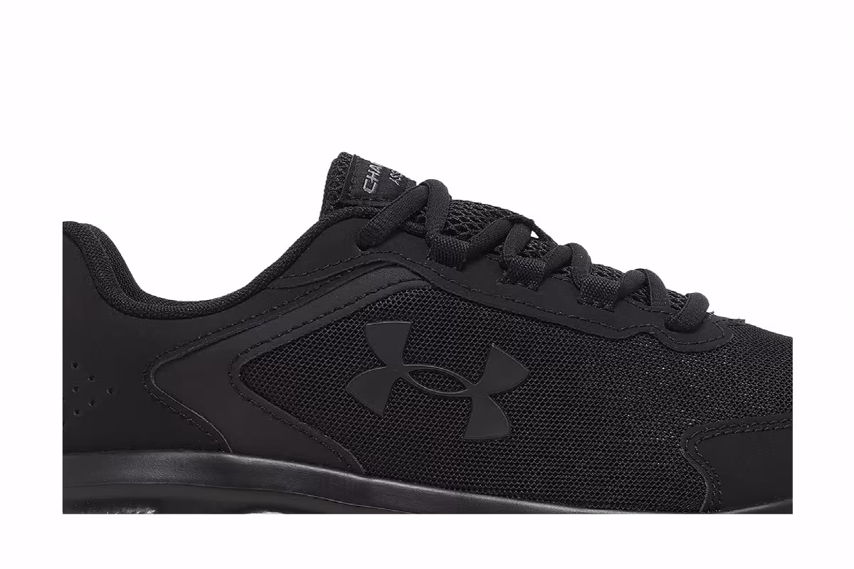 Under Armour Charged Assert 9 4E Wide Triple Black, view 3