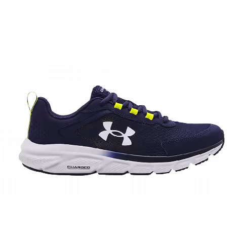 Under Armour Charged Assert 9 'Midnight Navy Yellow Ray'