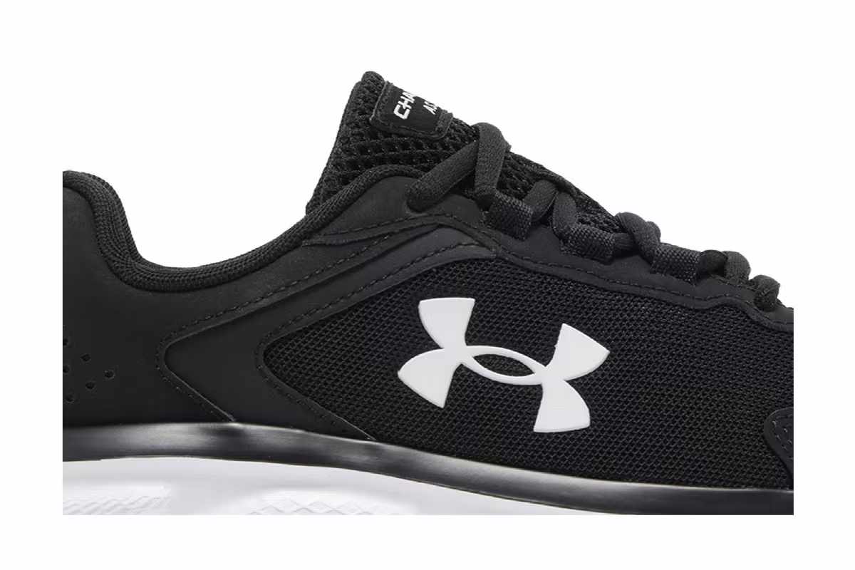 Under Armour Women's Charged Assert 9 Black White, view 3