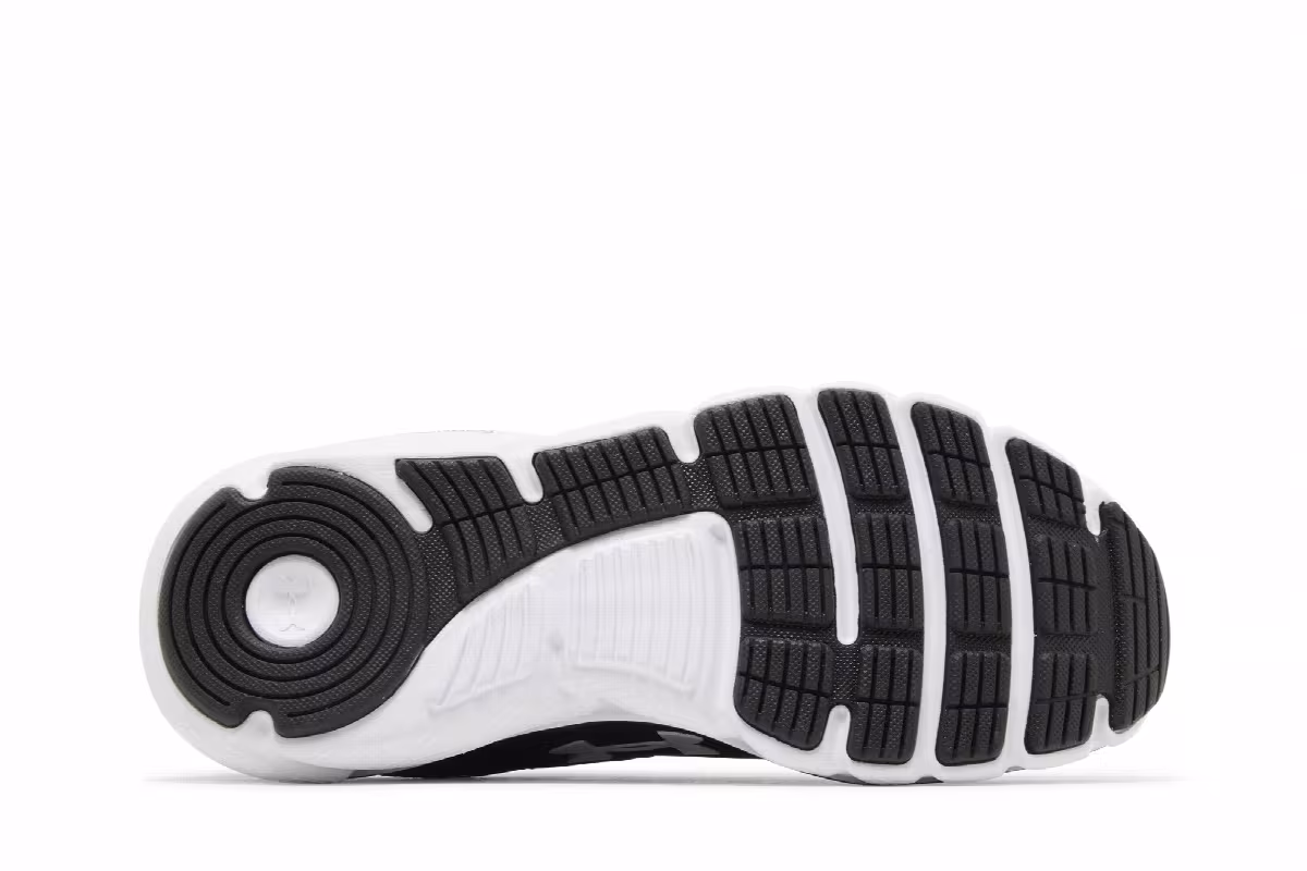 Under Armour Women's Charged Assert 9 Black White, view 5