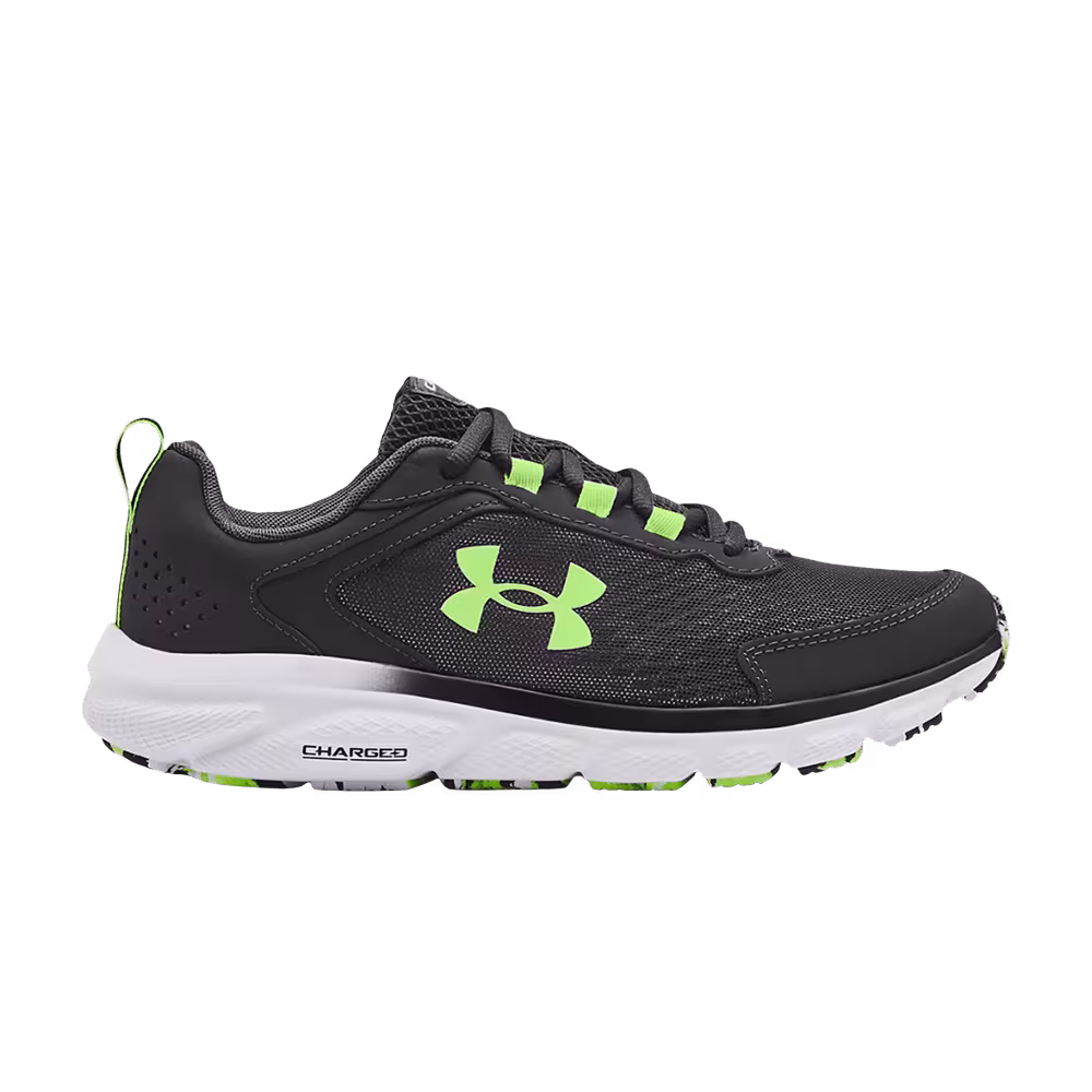 Under Armour Charged Assert 9 Marble Jet Grey White