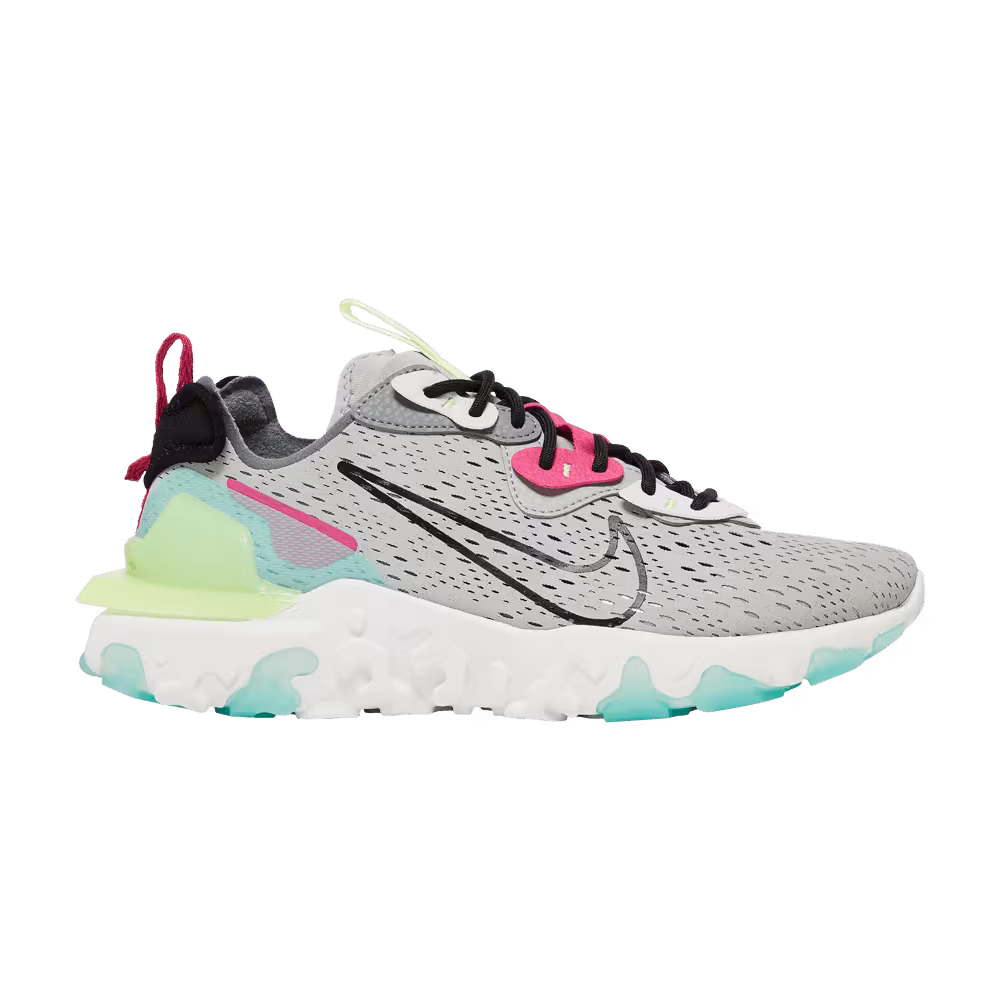 Nike Women's React Vision Wolf Grey Pink Prime