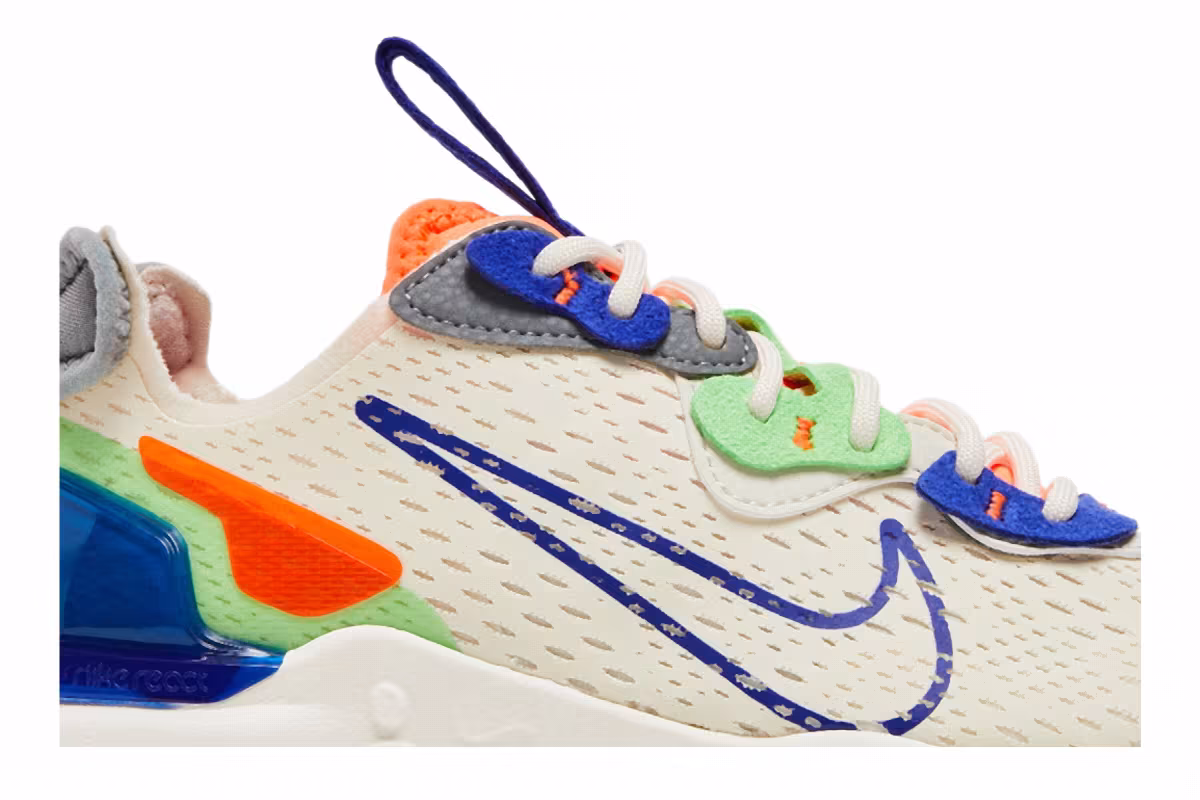 Nike Women's React Vision Pale Ivory Concord, view 3