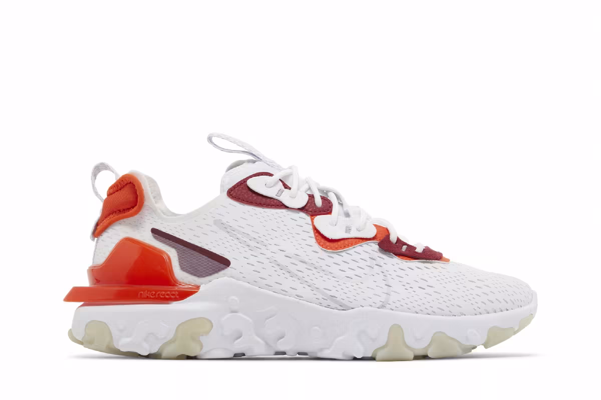 Nike React Vision White Team Red, view 2