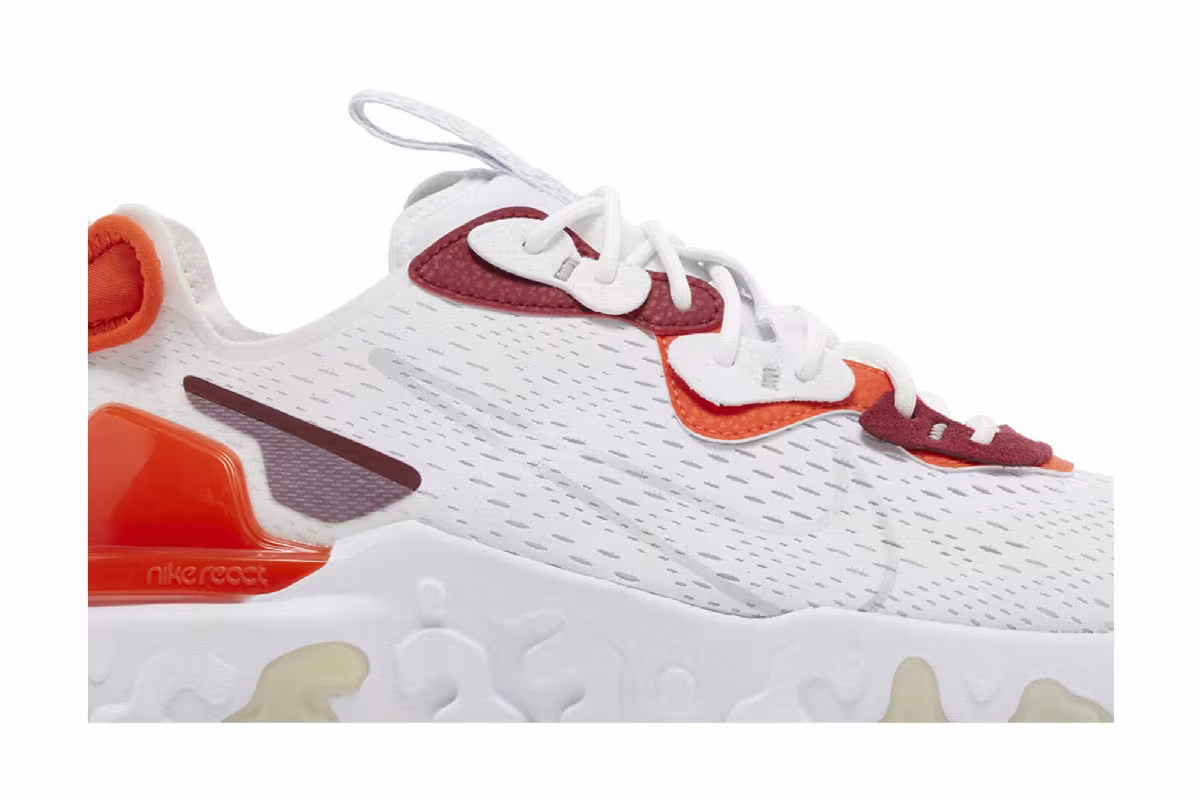 Nike React Vision White Team Red, view 3