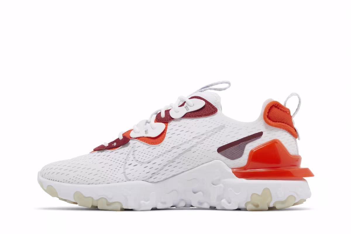 Nike React Vision White Team Red, view 4
