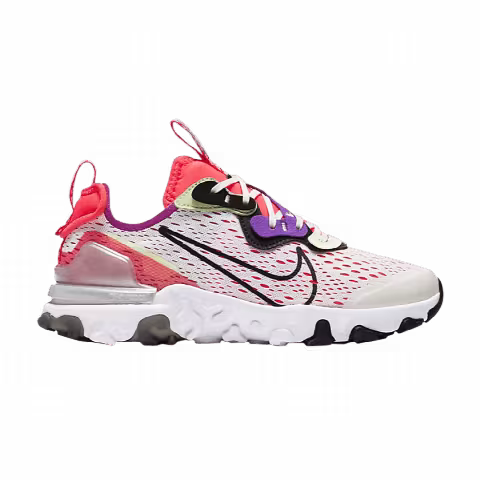 Nike React Vision GS 'White Laser Crimson'