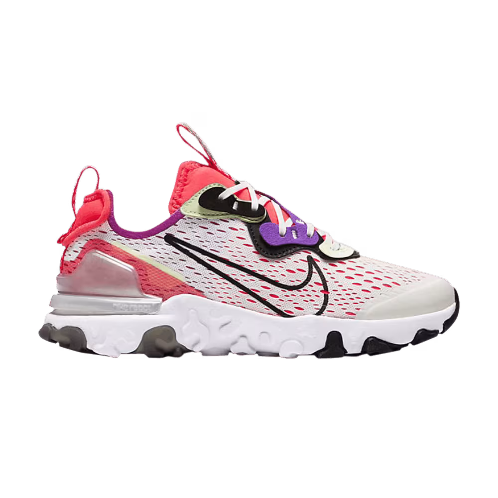 Nike React Vision GS White Laser Crimson