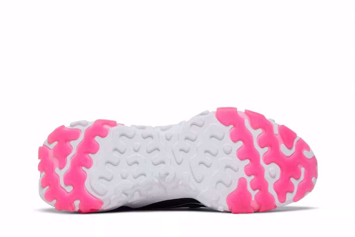 Nike Women's React Vision Dark Smoke Grey Pink Blast, view 5