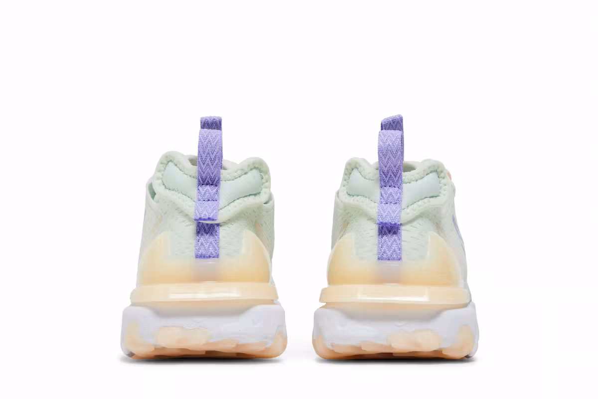 Nike Women's React Vision Barely Green Purple Pulse, view 7