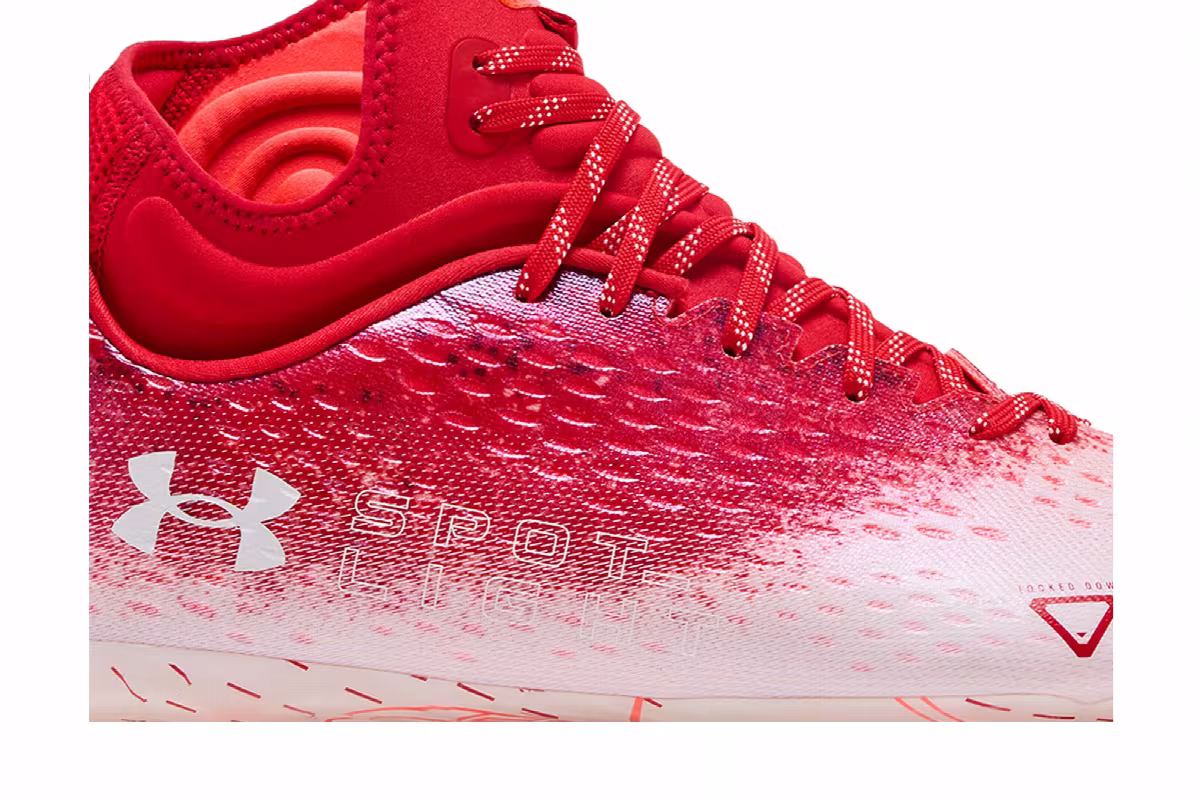 Under Armour Spotlight Lux MC 2.0 Red White, view 3