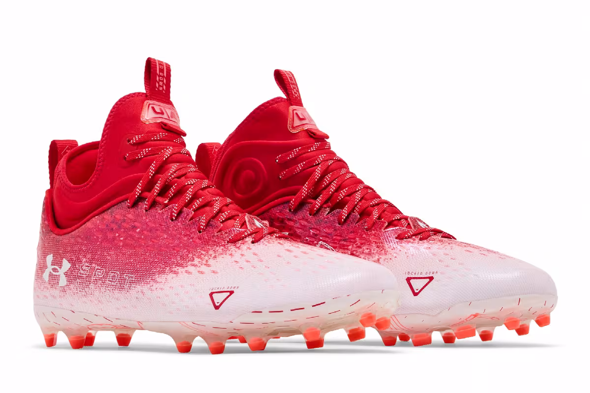 Under Armour Spotlight Lux MC 2.0 Red White, view 9